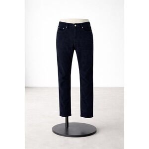 Spier and Mackay Mens Contemporary Fit 5-Pocket Black Corduroy Pants Size 34x26